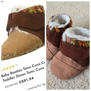 Baby Booties Toms Cuna Crib Shoe Toddler Shoes Toms Cuna Shoes Baby Size 2